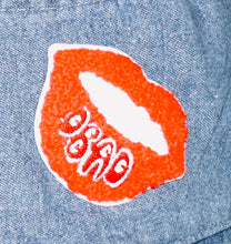 Load image into Gallery viewer, Denim Kiss Bucket Hat, classic style with personality

