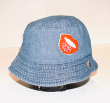 Load image into Gallery viewer, Denim Kiss Bucket Hat, classic style with personality
